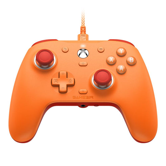 GameSir G7 SE Wired Controller for Xbox Series X|S, Xbox One & Windows 10/11, Plug and Play Gaming Gamepad with Hall Effect Joysticks/Hall Trigger, 3.5mm Audio Jack (Orange)