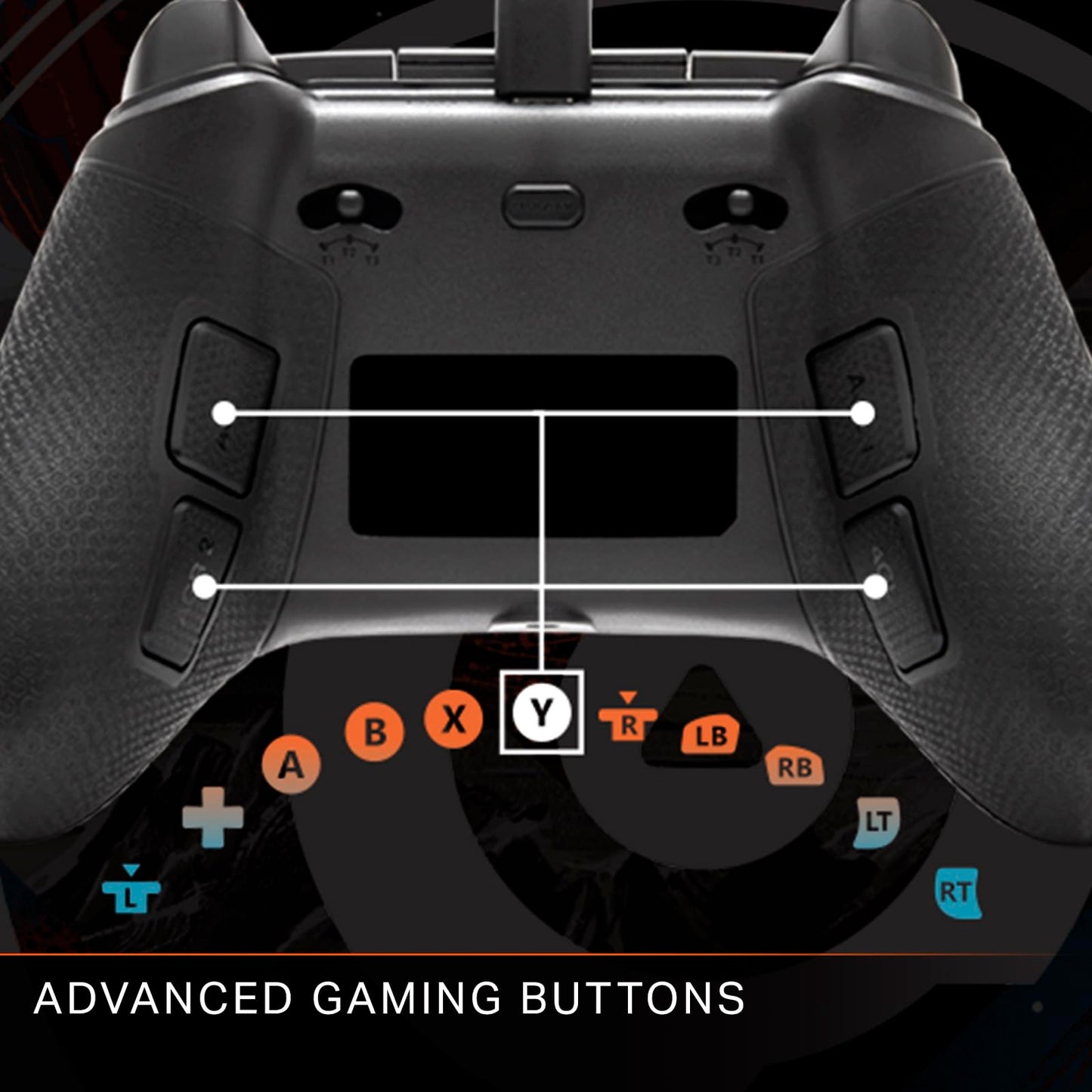 PowerA FUSION Pro 4 Wired Controller for Xbox Series X|S, gamepad, wired video game controller, gaming controller, works with Xbox One and Windows 10/11